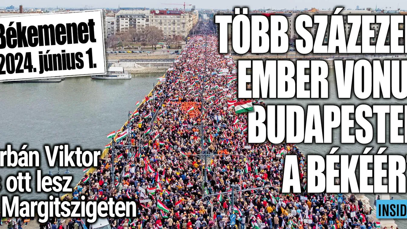Több százezer embert várnak június elsején Budapest utcáira