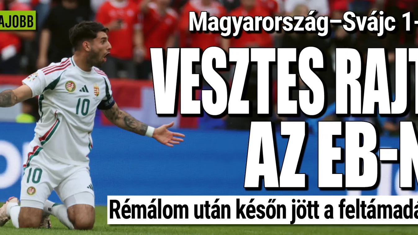 Fájó nyitány az Eb-n, a magyar válogatott későn hajrázott