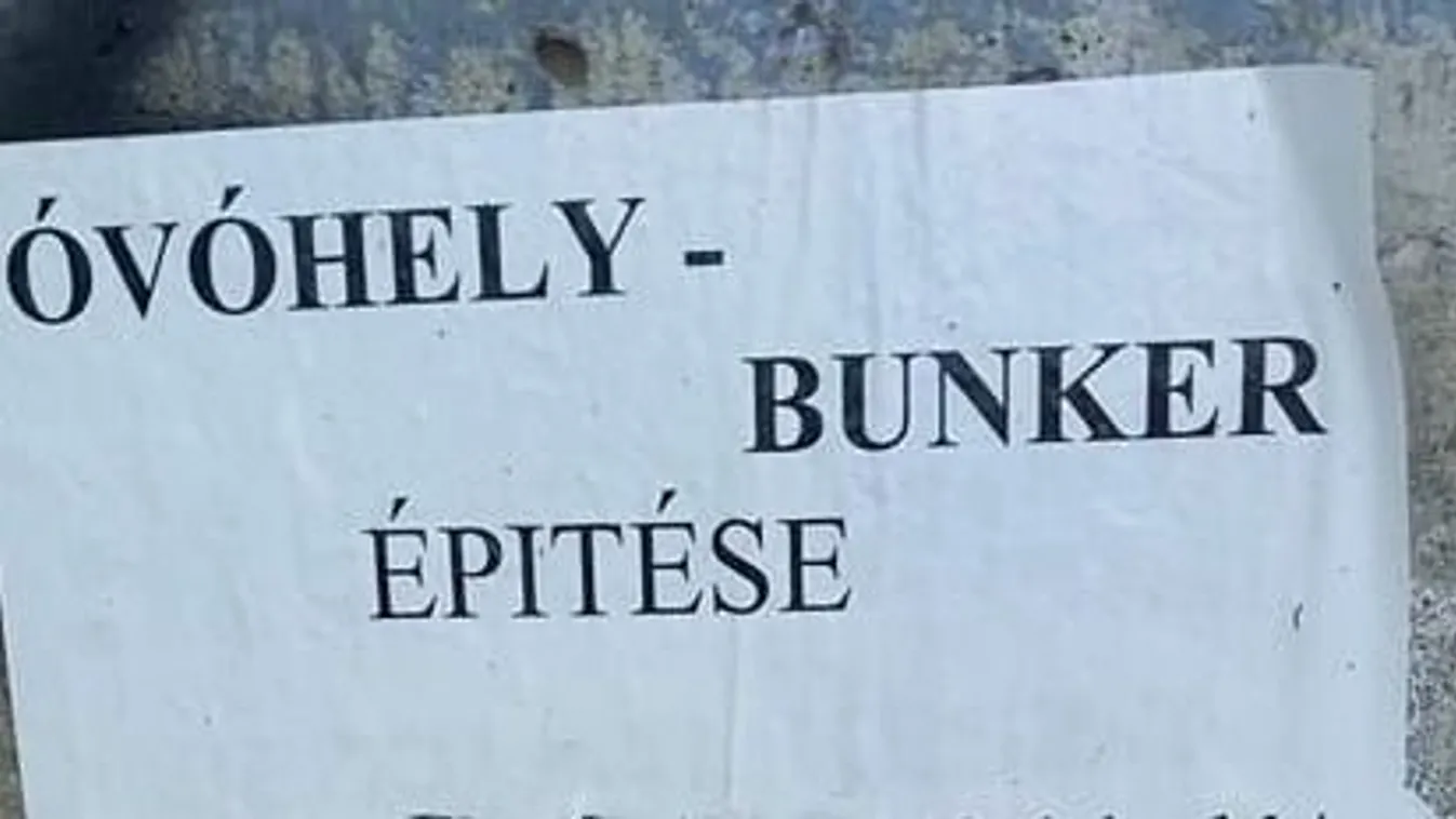 Bunker- és óvóhelyépítést reklámoznak