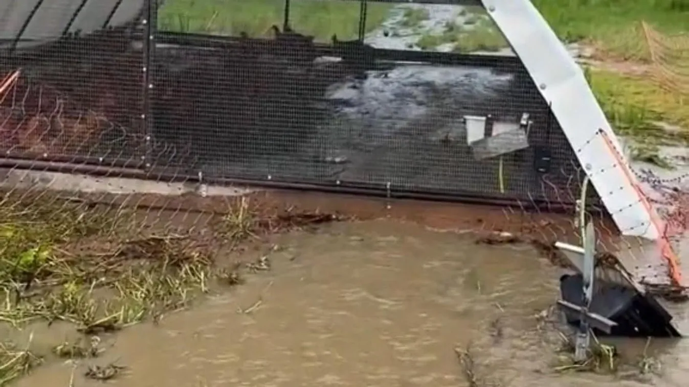 Menekíteni kellett az állatokat a Remény Farmon