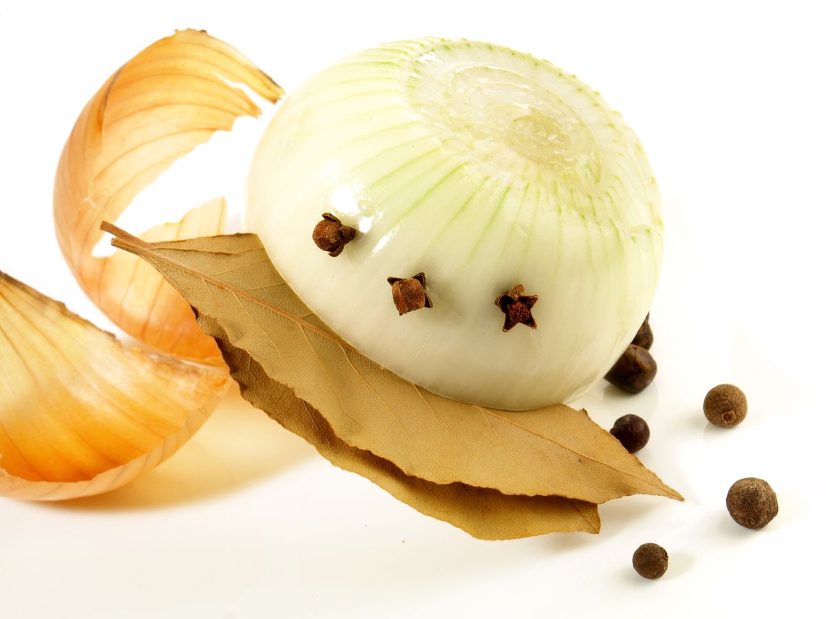 Onion,With,Spice,For,Cooking,On,White,Background,Isolated