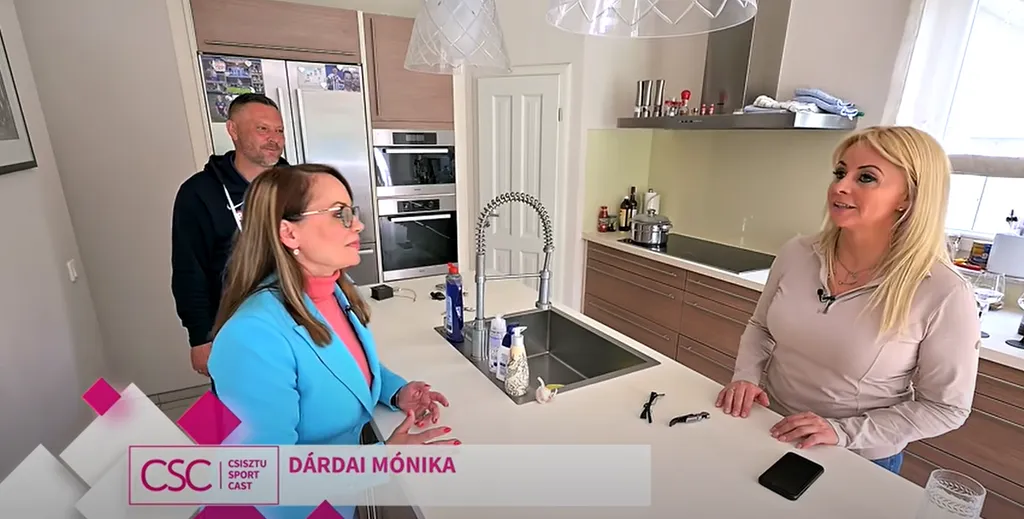 A minden igényt kielégítő konyha, ahol Mónika napi kétszer is főz