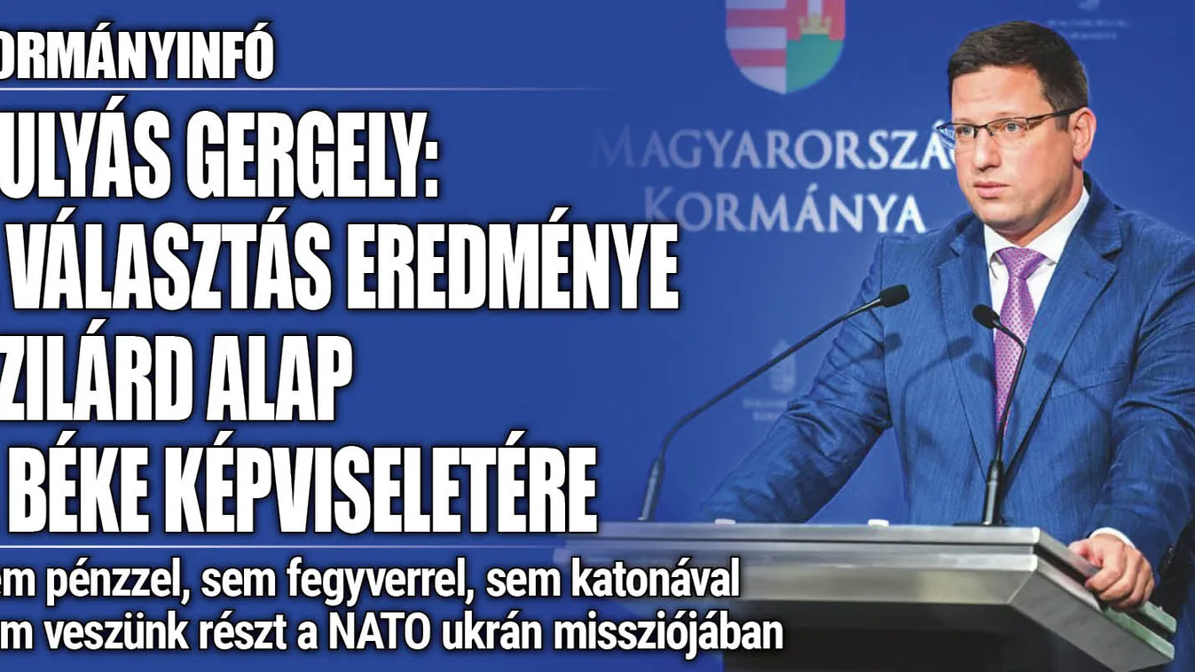 Kormányinfó: a választás eredménye megerősítette a kormányt