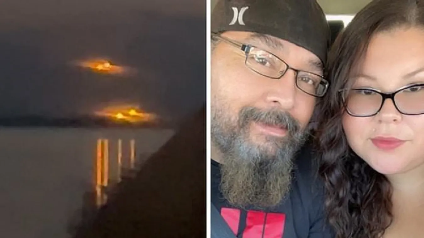  Folyó felett lebegő UFO-kat látott egy pár – Fotó