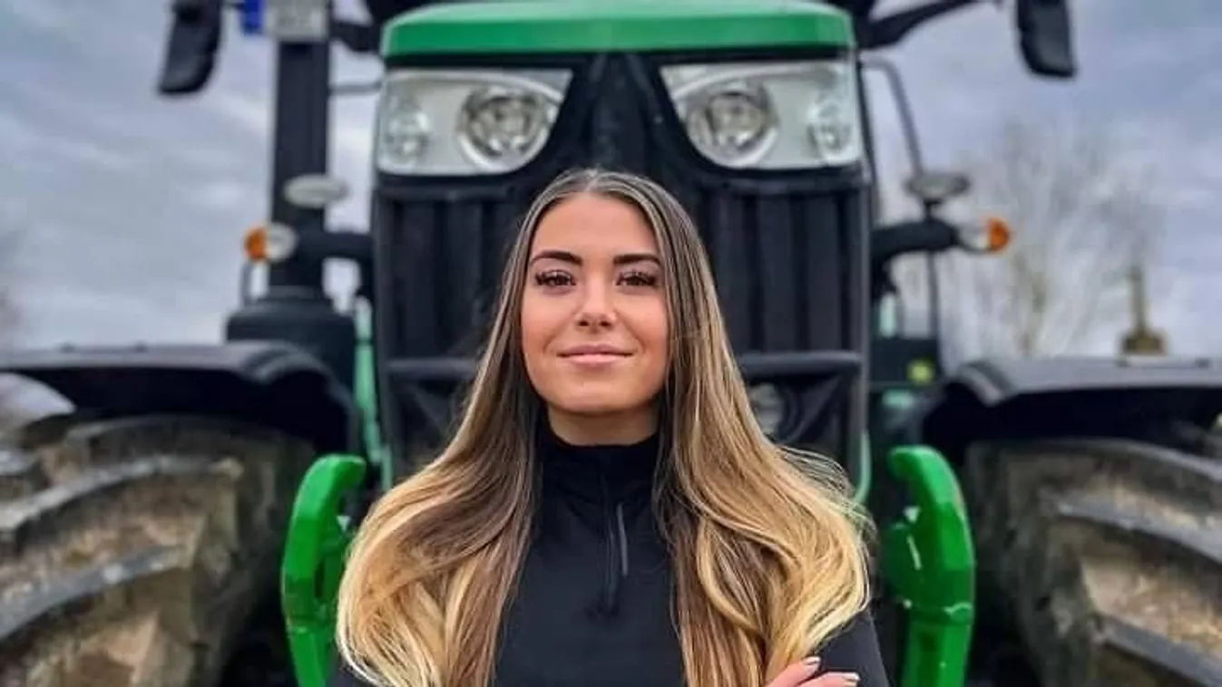 Imádják a TikTokon a szexi traktoros lányt, Lorát