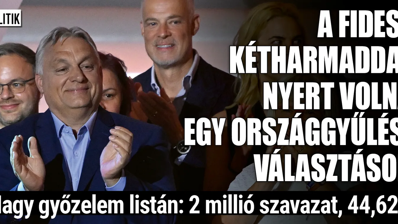 2/3-al nyert volna Fidesz egy országgyűlési választáson