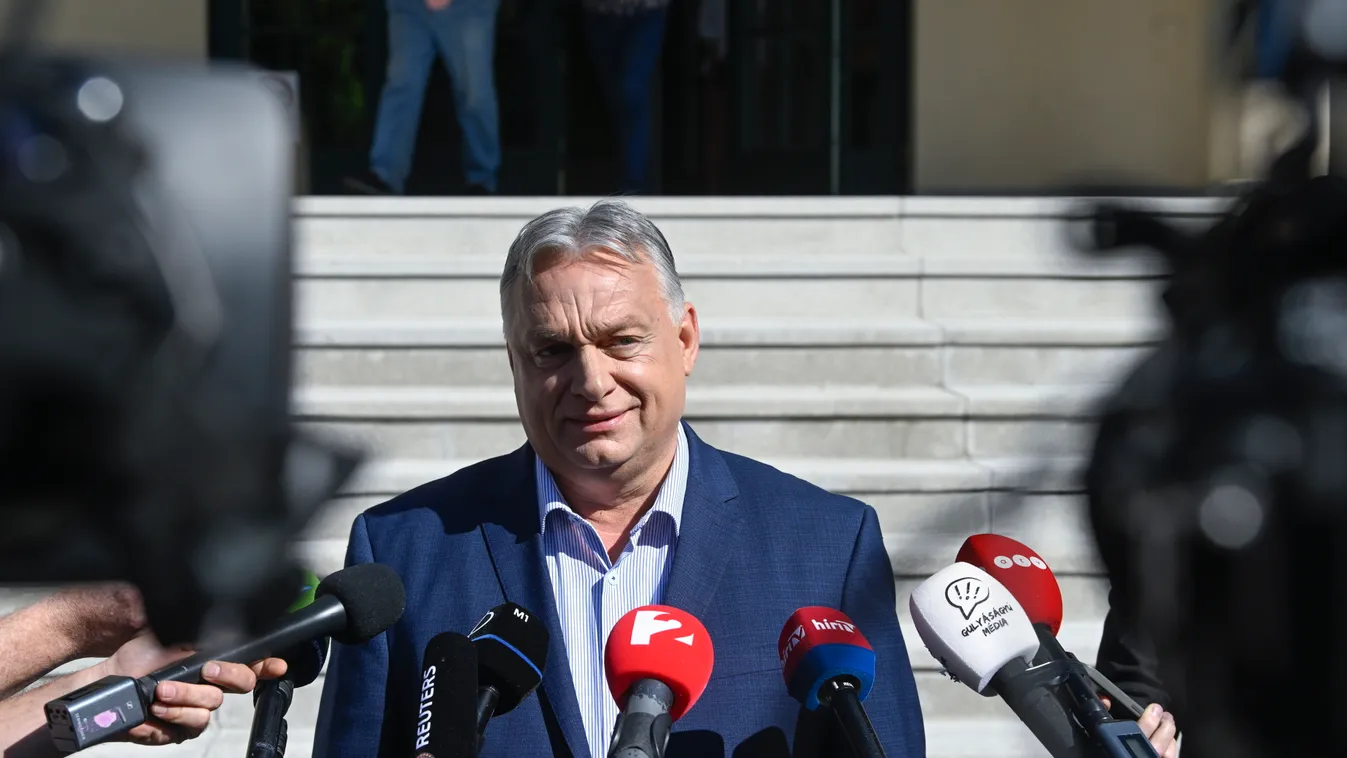 Orbán Viktor: Bízom a békepárti többségben