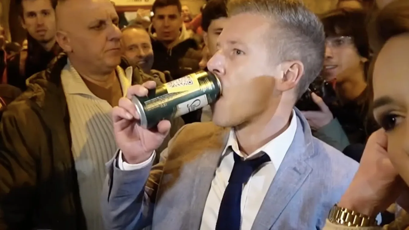 Magyar Péter belépett a verekedő politikusok sorába