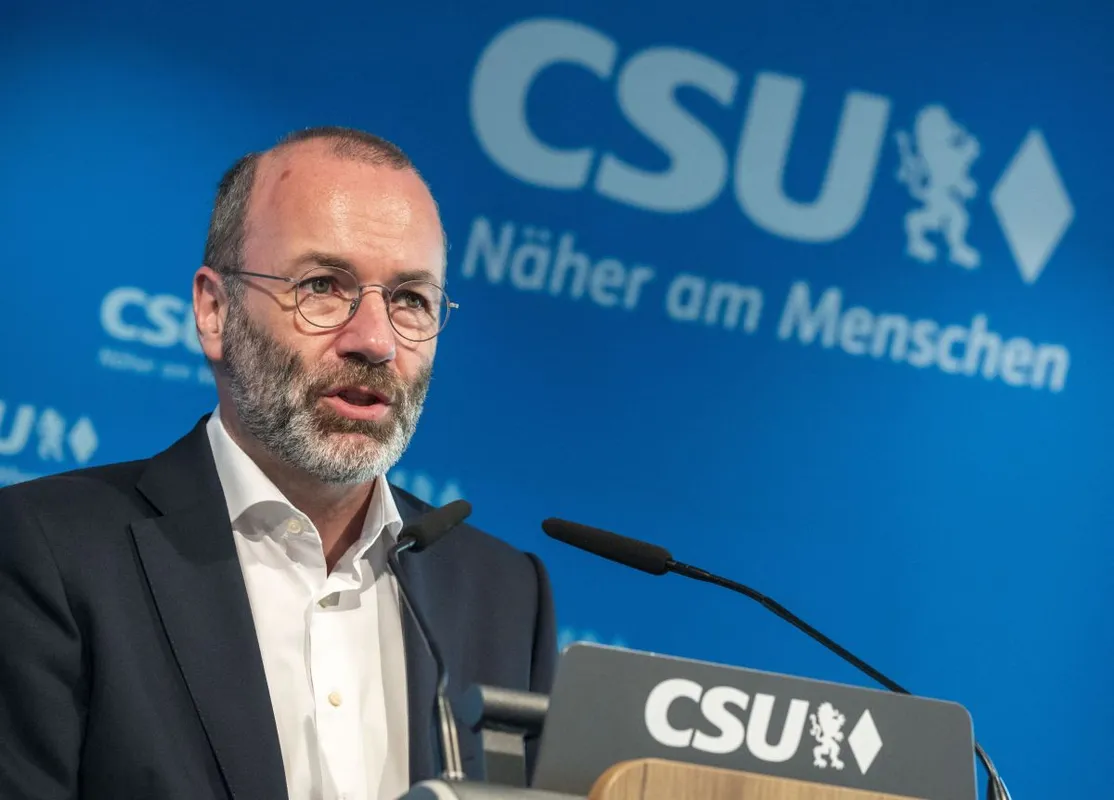 Press conference Manfred Weber