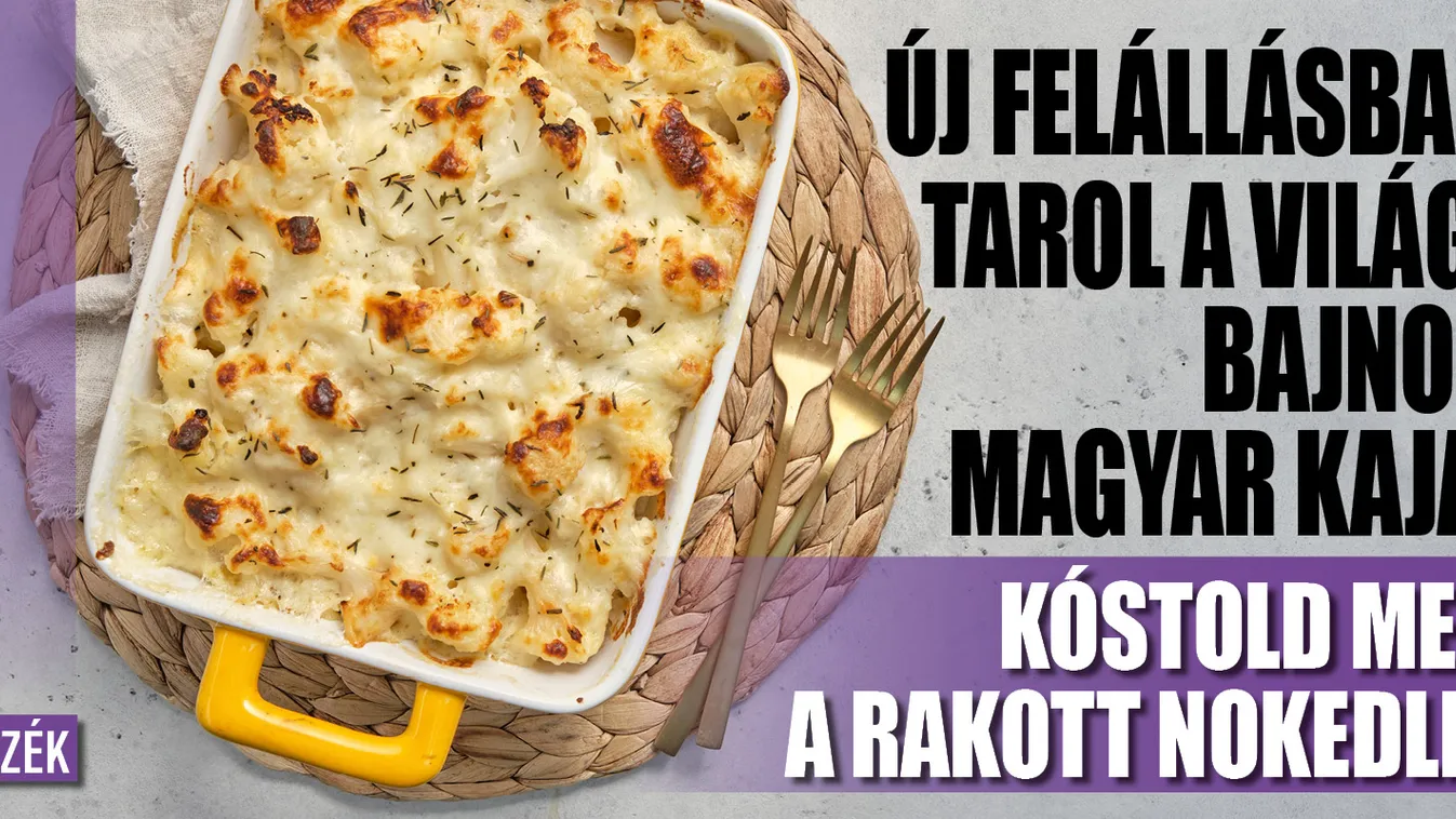Tarol a rakott nokedli, ezt meg kell kóstolnod!