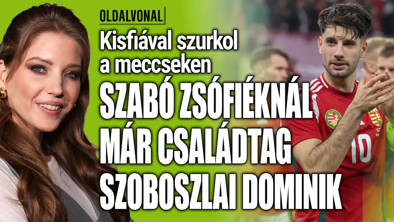 Szabó Zsófi kisfiával szurkolol a foci-Eb-n