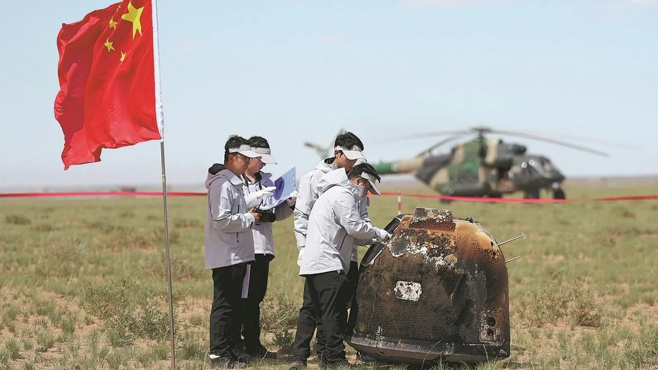 Visszatért a Hold "sötét" oldaláról a kínai űrszonda