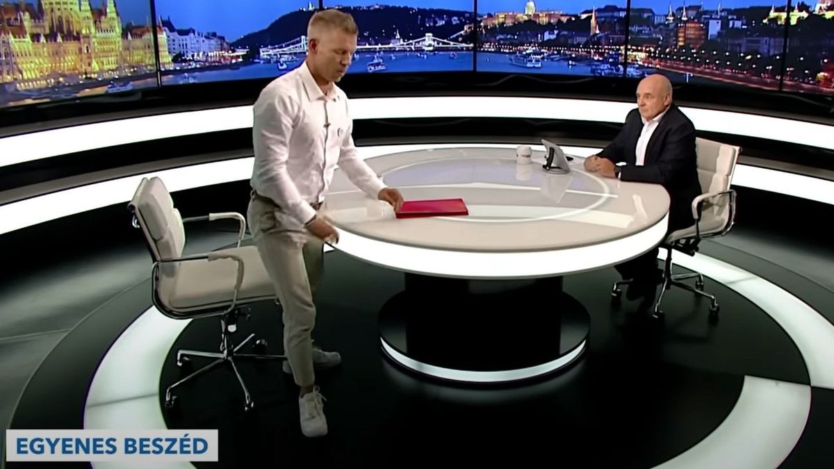 Itt vannak a bizonyítékok: Magyar Péter hazudott, amikor hisztizve kirohant a tévéstúdióból - videó
