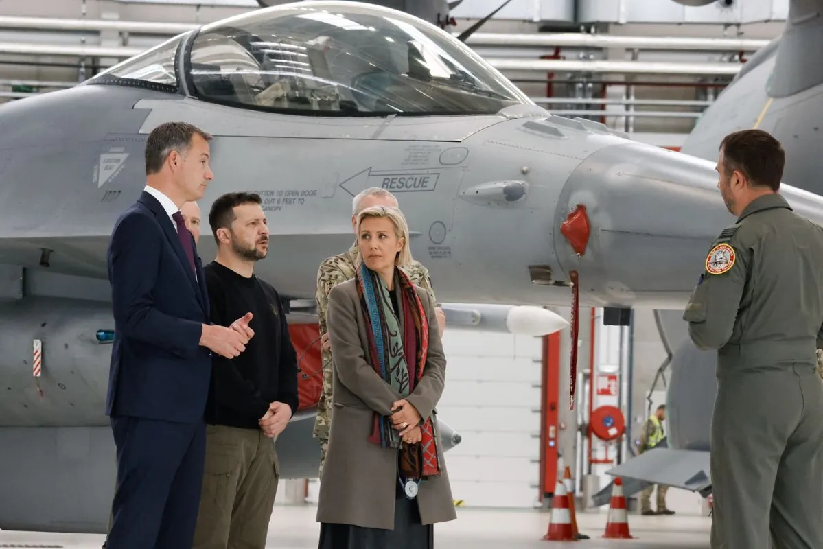 Ukrainian President Volodymyr Zelensky visits Belgium