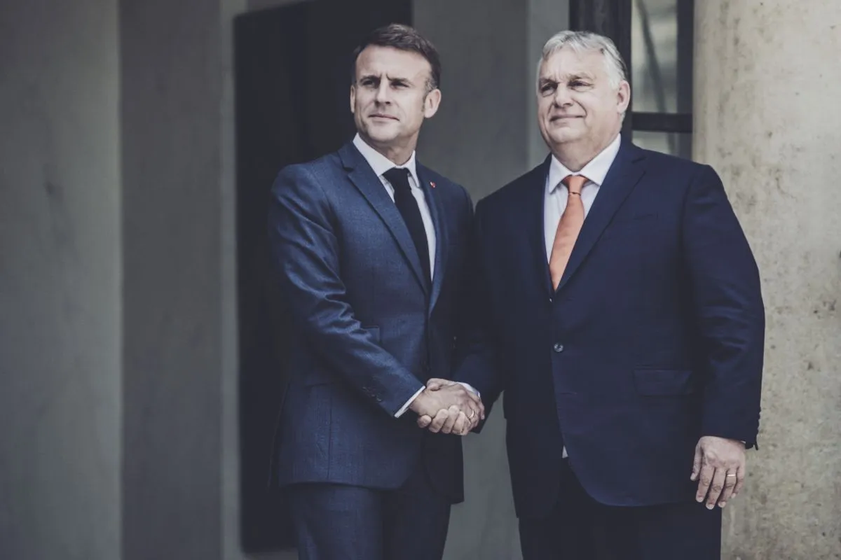 FRANCE - EMMANUEL MACRON RECEIVES VIKTOR ORBAN