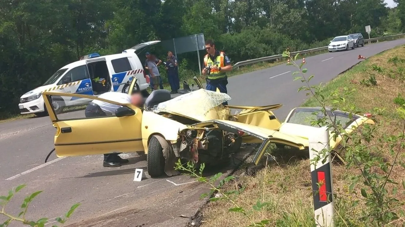 Halálúton vesztette életét a családapa Bélmegyernél - Videó
