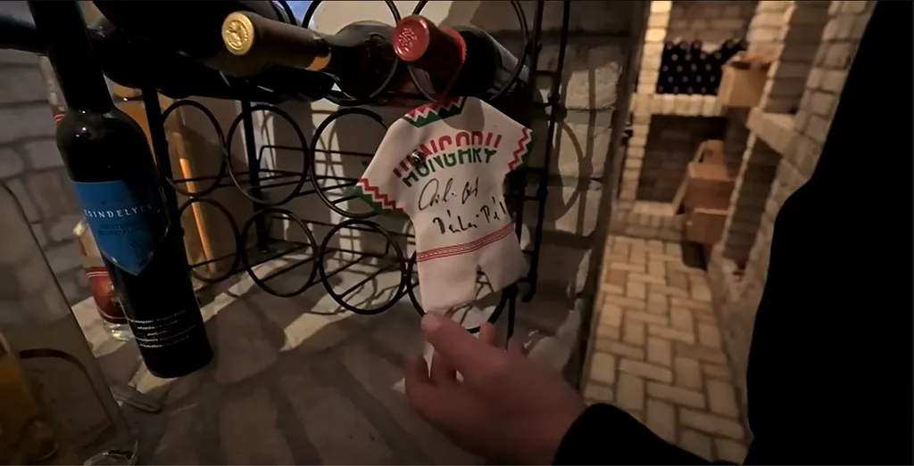 A pincében is vannak emléktárgyak