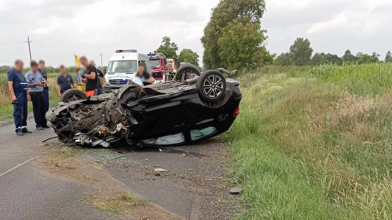 Teherautóval ütközött a téli gumis sofőr Kiskunlacházán