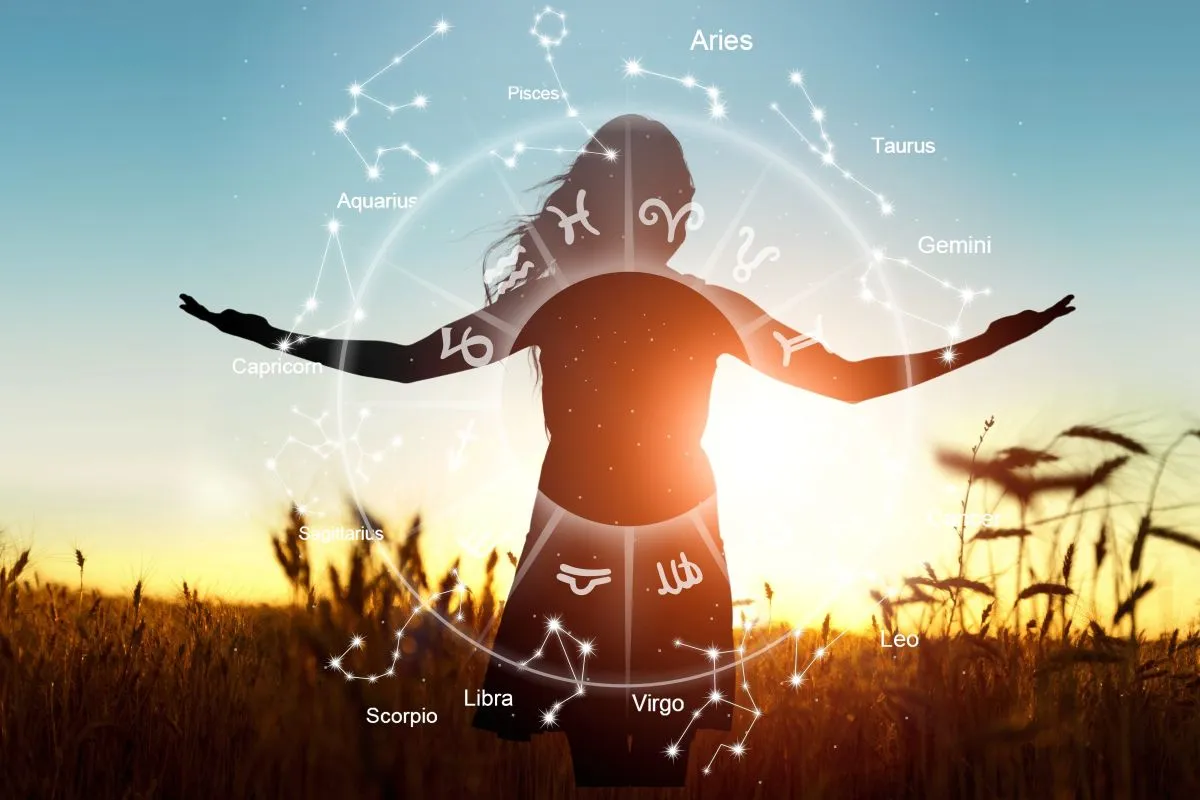 Concept,Of,Horoscope,,Happy,Person,And,Zodiac,Sign