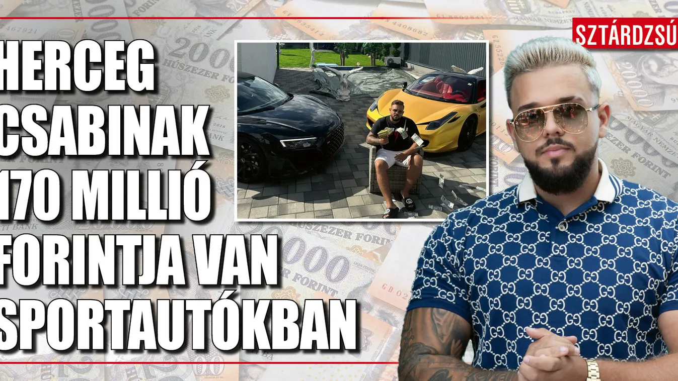 A celeb még egy sportkocsit vett az arany Ferrari mellé