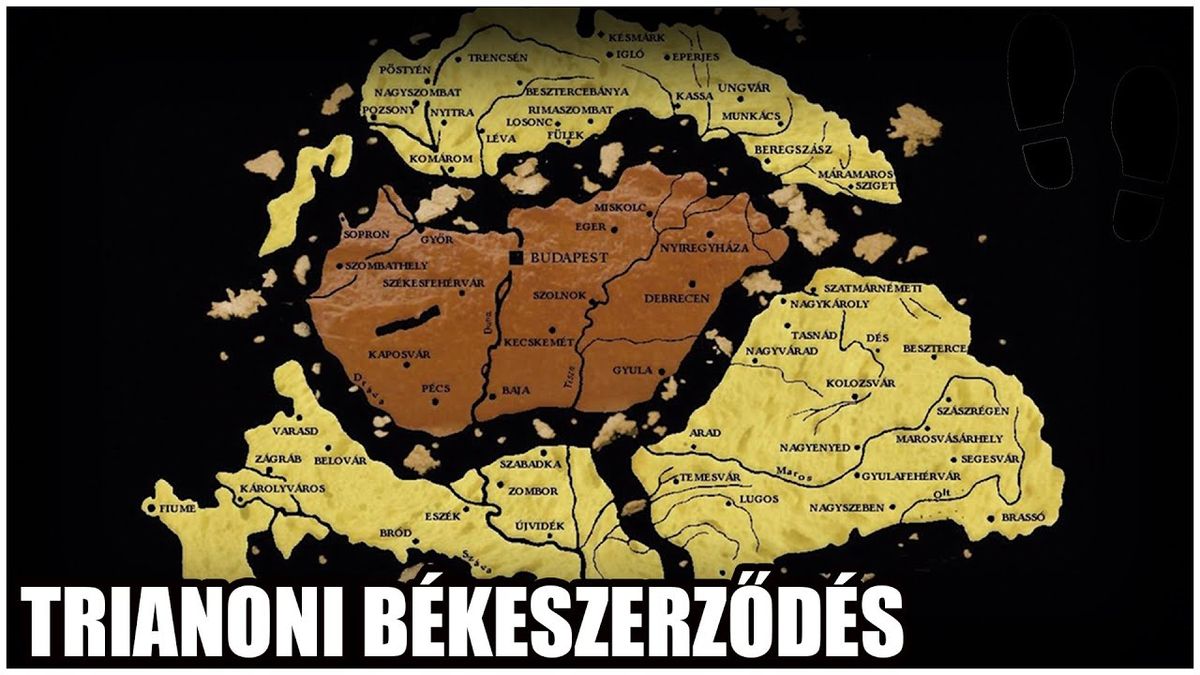 Így rajzolták meg a trianoni Magyarország maradék területét – Ripost