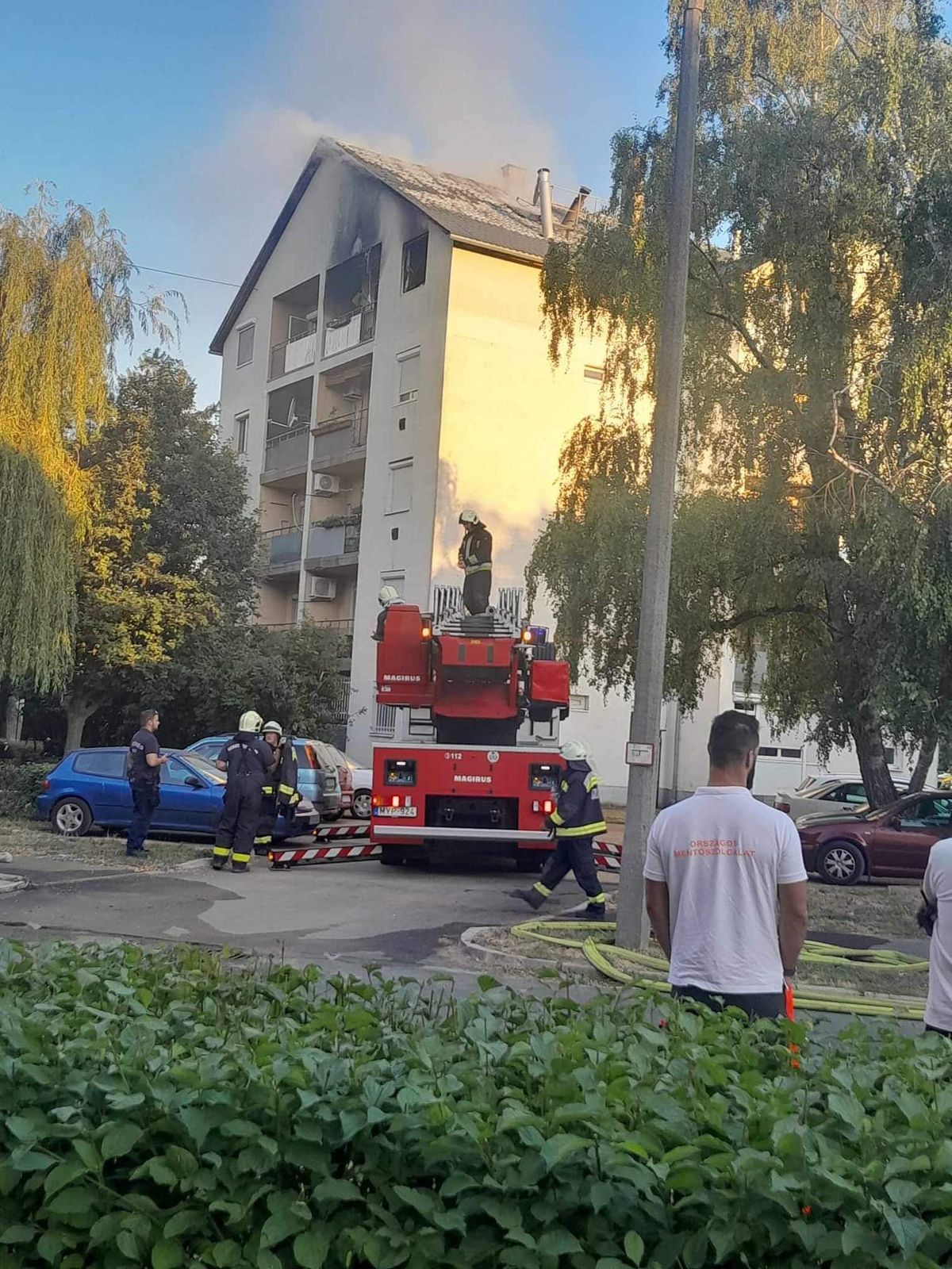 tűz székesfehérvár almássy lakótelep