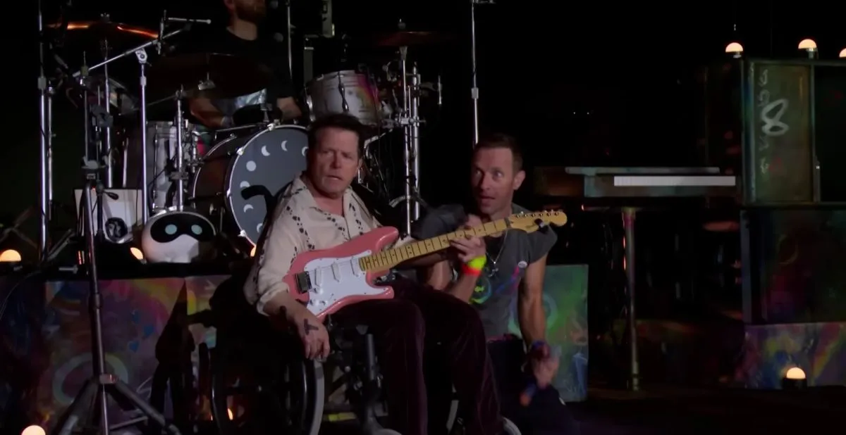 Michael J. Fox, Cris Martin, Coldplay