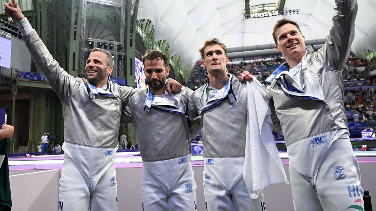 Itt az újabb ezüstérem! Milák Kristóf után a kardcsapat is második lett az olimpián