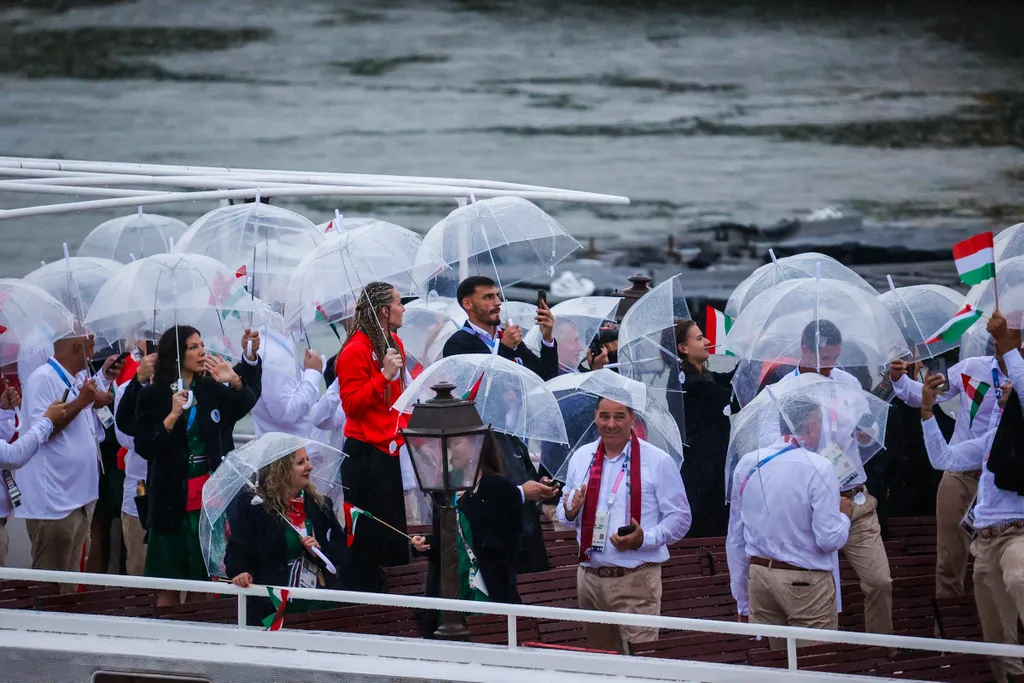Olimpiai megnyitó, a magyar csapat érkezése