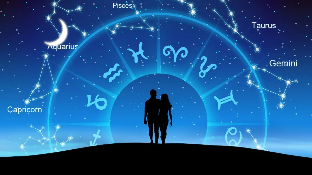 Astrological,Zodiac,Signs,Inside,Of,Horoscope,Circle,With,The,Couple