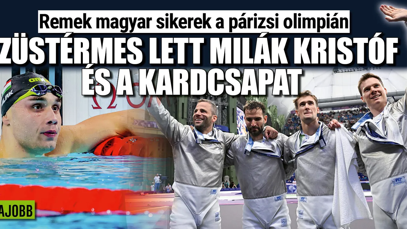 Ezüstérmes a kardcsapat az olimpián