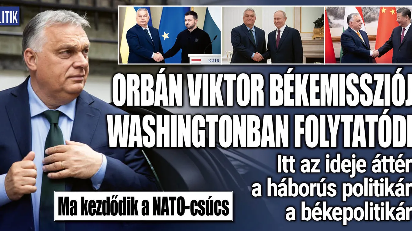Békemisszió: Peking után Washingtonba utazott Orbán Viktor