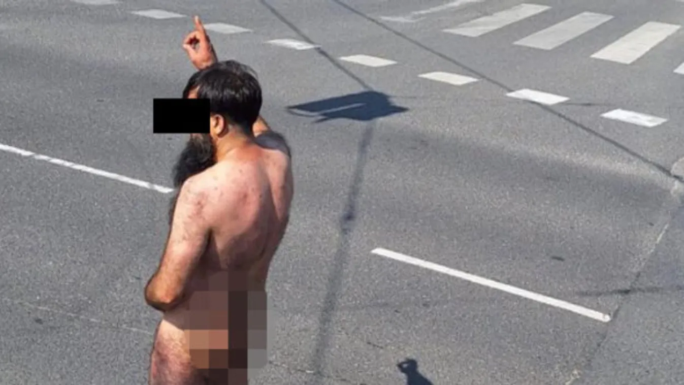 Meztelenül támadt rendőrökre egy iszlamista Bécsben - videó!