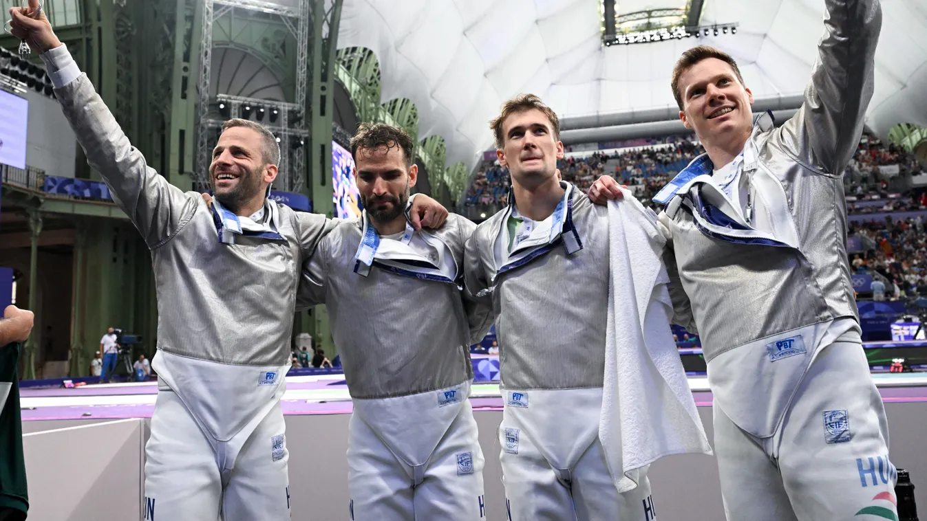 Ezüstérmes a kardcsapat az olimpián