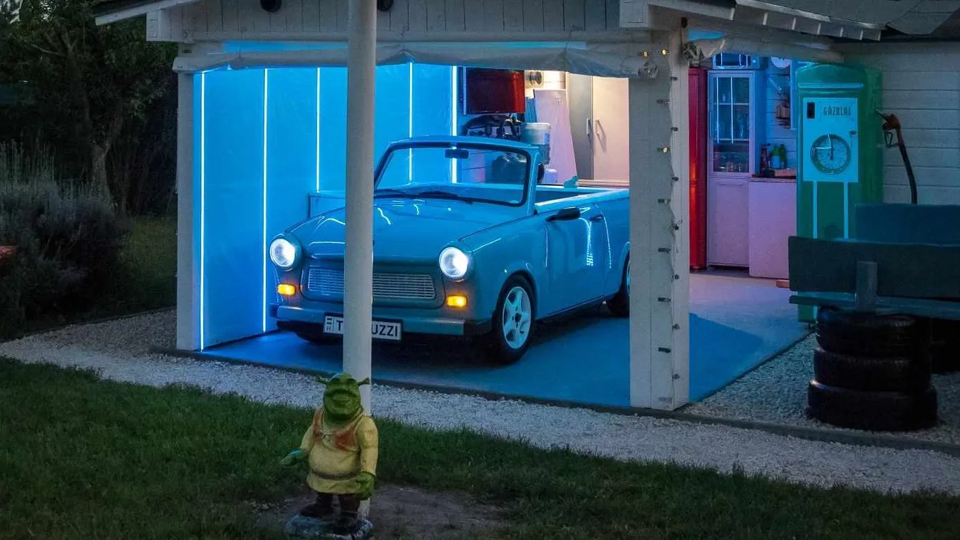 Trabantban hűsöl a székesfehérvári pár