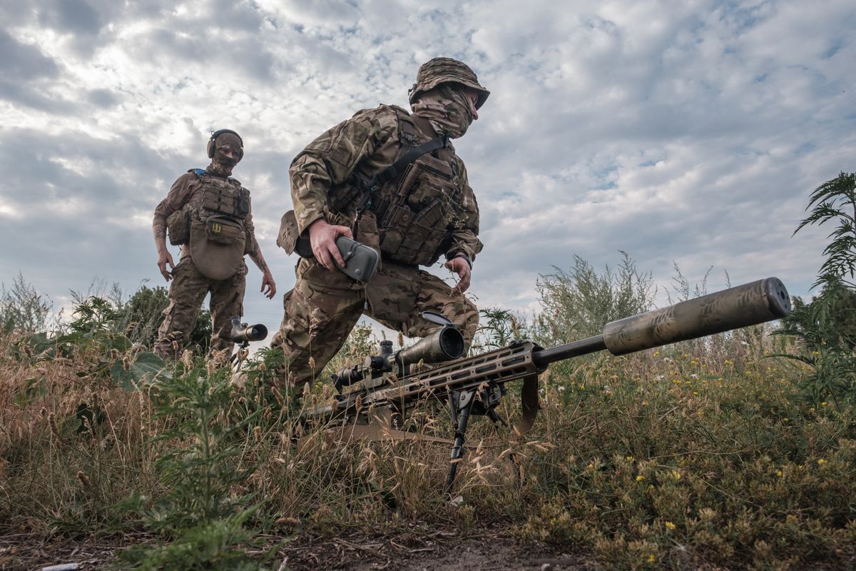 1st brigade of Ukrainian National Guard holds training in Donetsk region