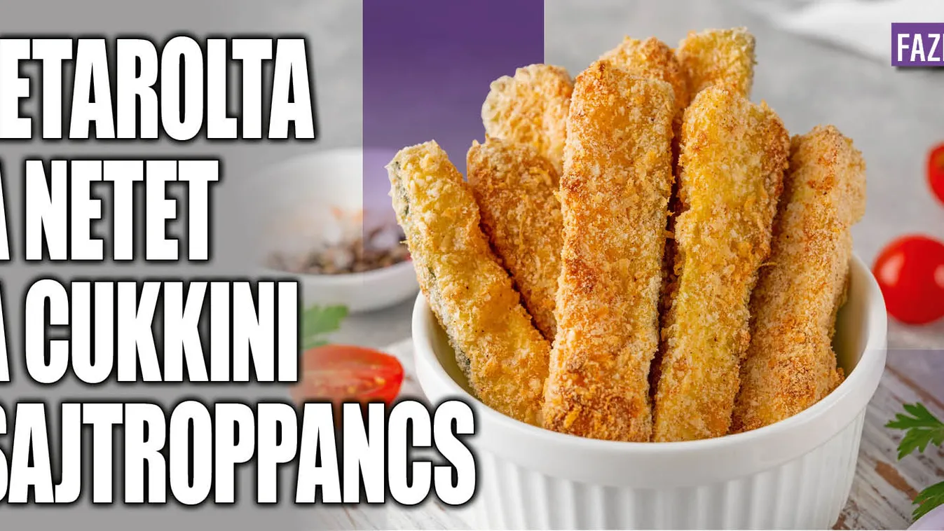 Letarolta a netet a cukkini sajtroppancs