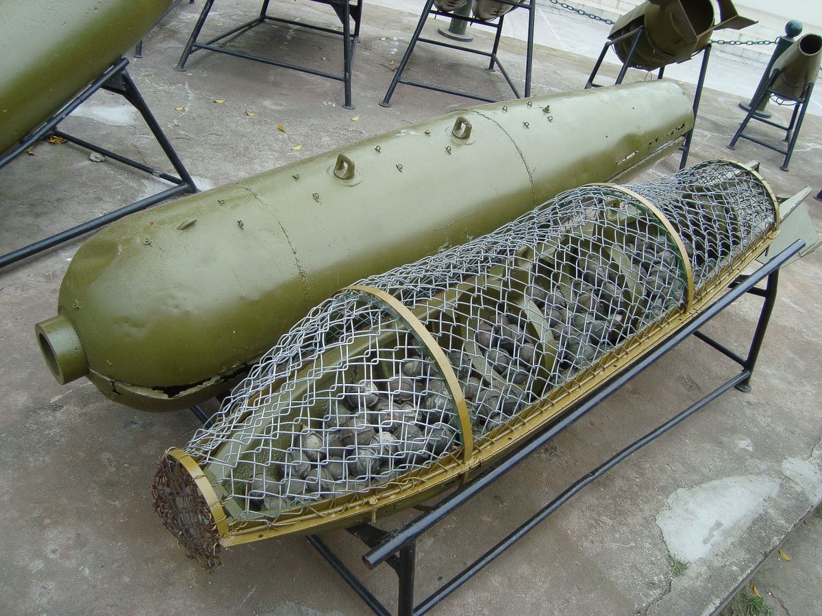 Usa,Made,Old,Cluster,Bomb,Weapon,,Banned,Since,2008,By