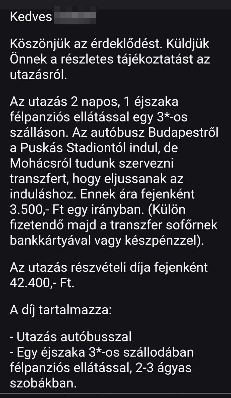 A csalók az utazás minden részletét ügyesen kitalálták, hogy Mártiék véletlenül se gyanakodjanak, amíg a pénzt át nem utalják nekik / 