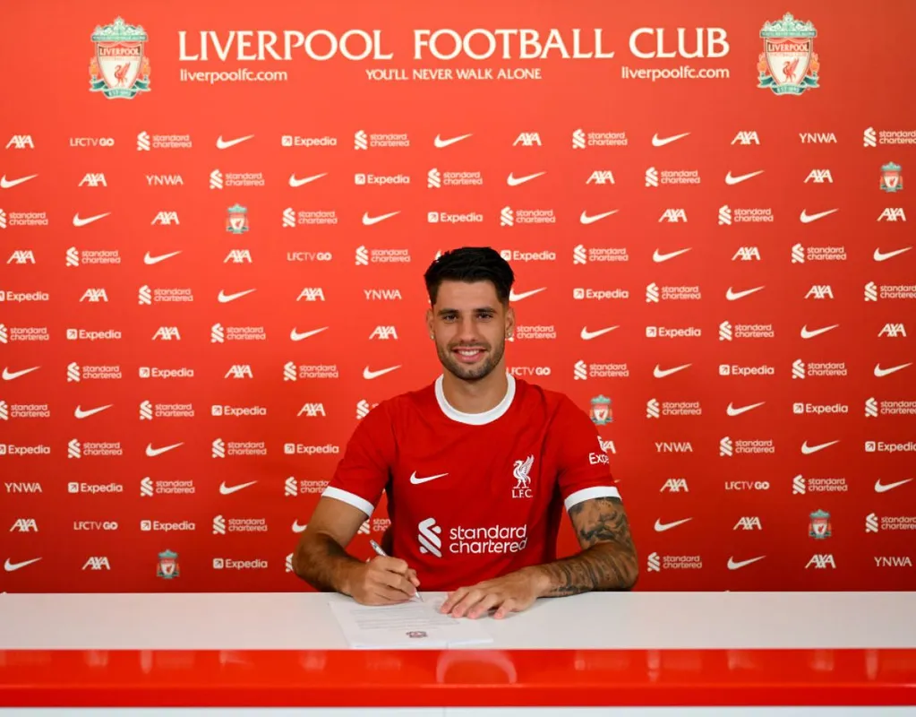 Liverpool Unveil New Signing Dominik Szoboszlai