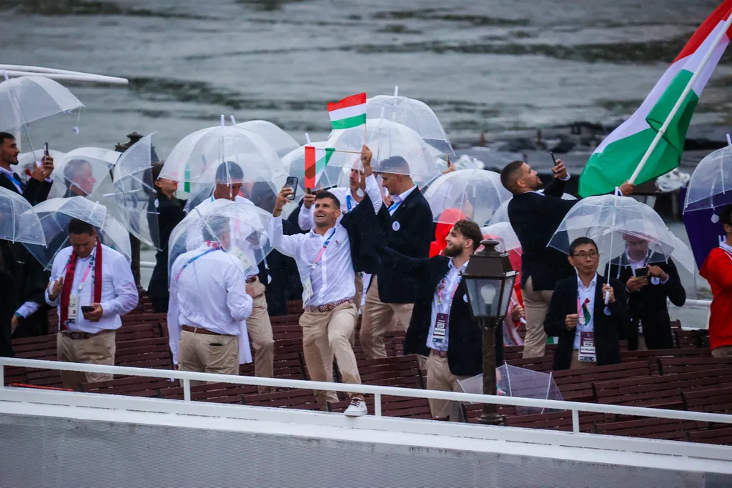 Olimpiai megnyitó, a magyar csapat érkezése