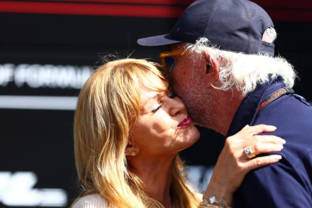 Corinna Schumacher és Flavio Briatore 30 év múltán is jó barátként köszöntötték egymást