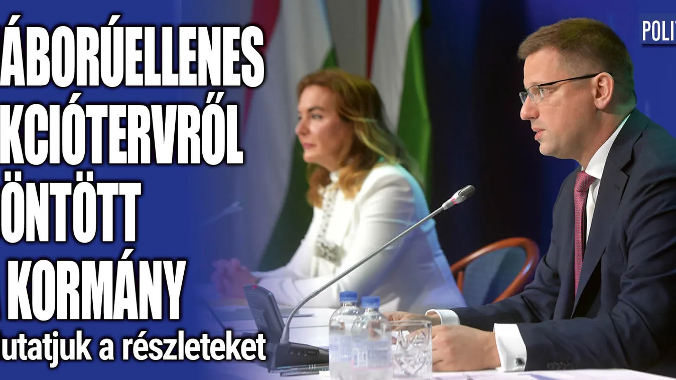 Gulyás Gergely: háborúellenes akciótervről döntött a kormány