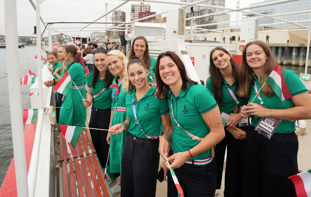 Olimpiai megnyitó, a magyar csapat érkezése