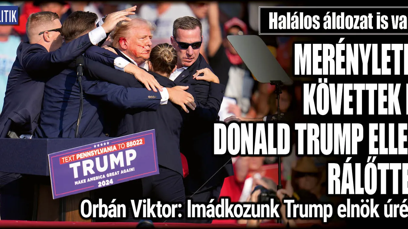 Merényletet követtek el Donald Trump ellen