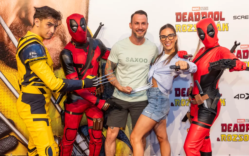 Csuti párjával, Biankával jött a premierre, aki teljesen megváltoztatta az életét