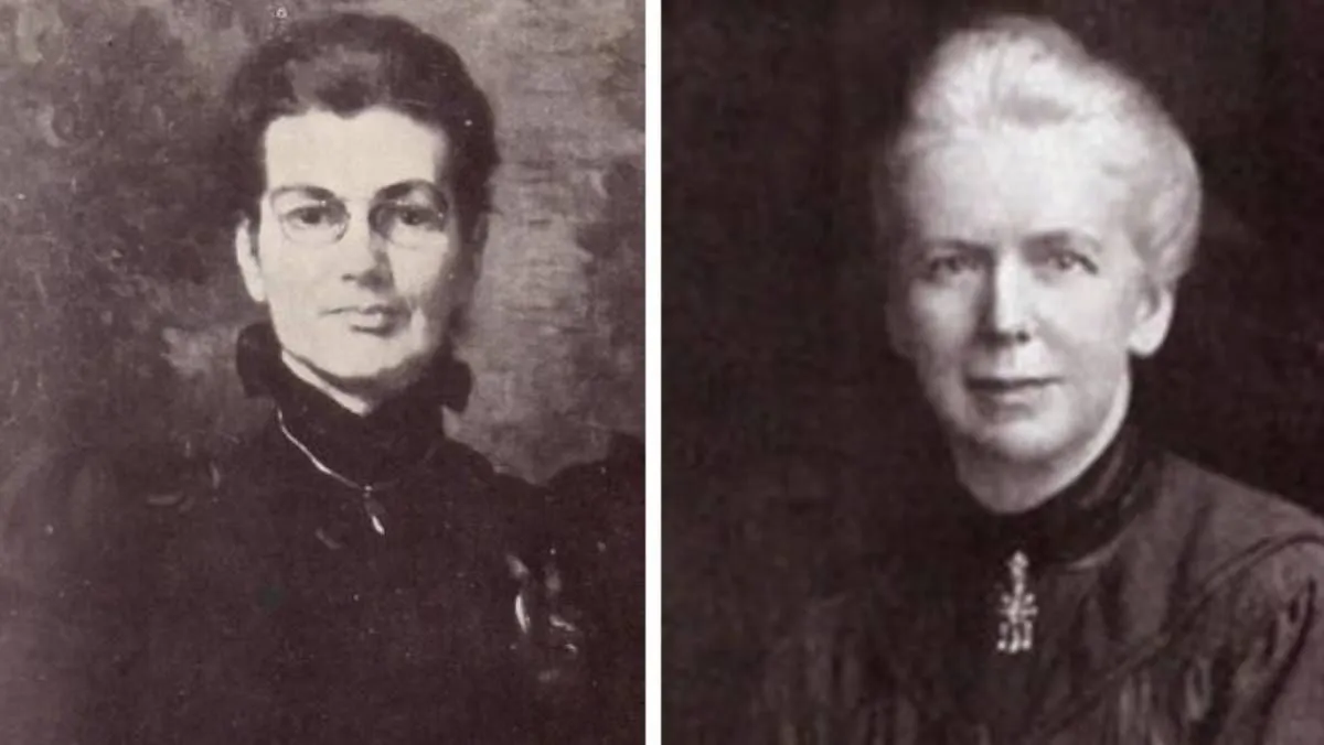 Charlotte Anne Moberly (balra) és Eleanor Jourdain