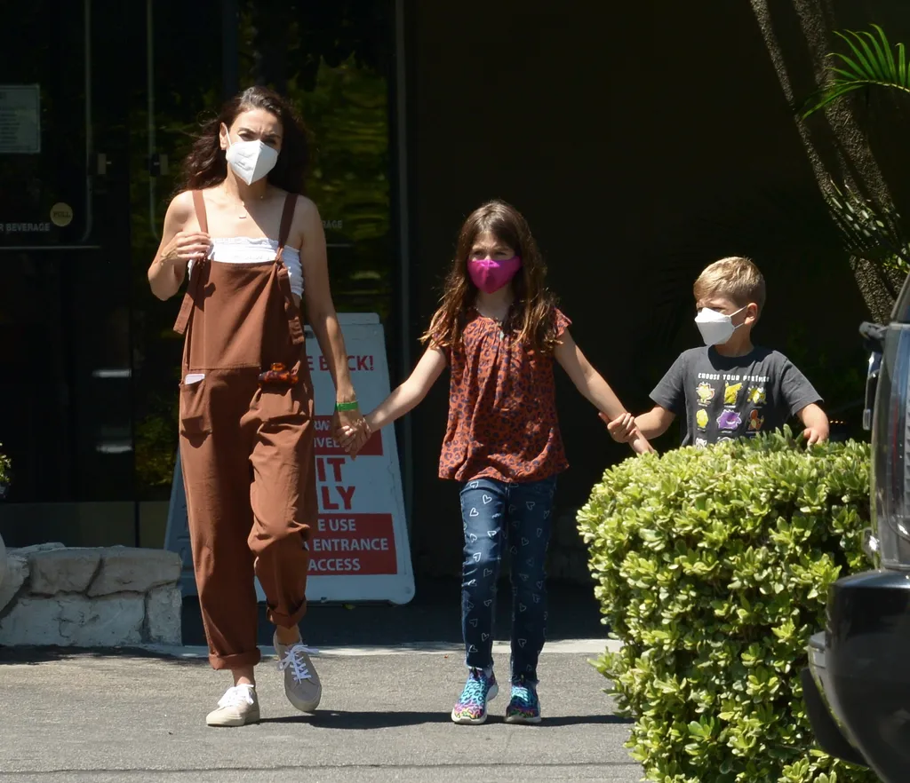 EXCLUSIVE: Mila Kunis is Spotted Leaving a Bowling Alley in Los Angeles.