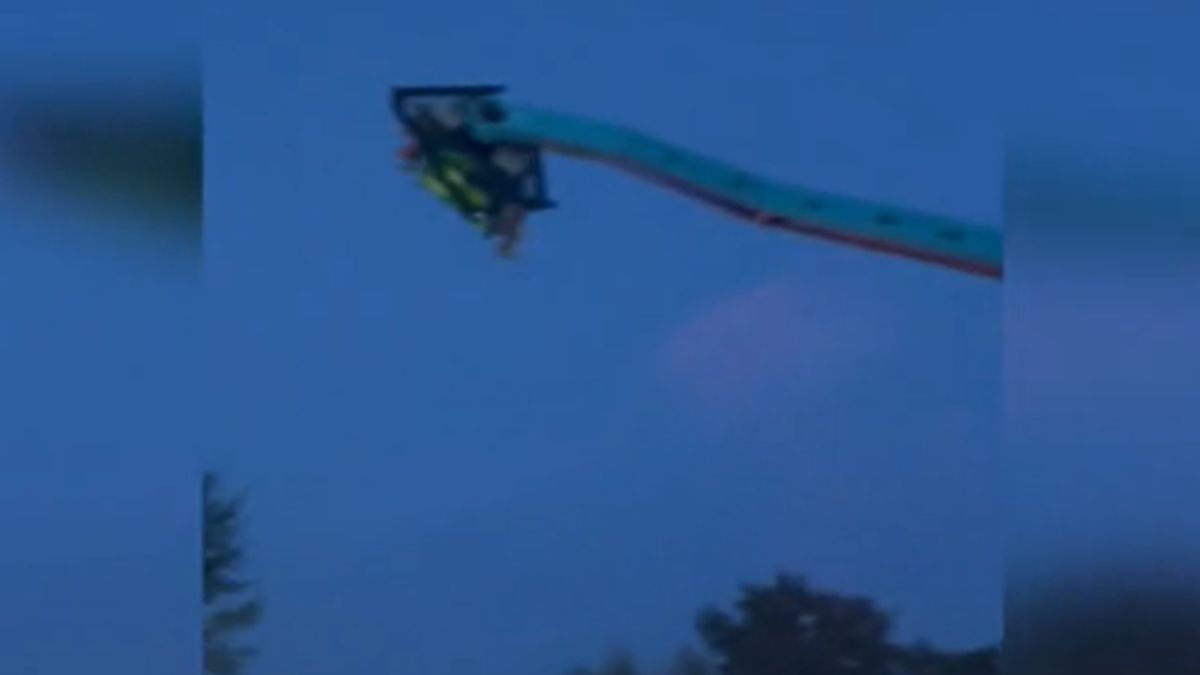 Megfagyott a levegő a pilisvörösvári vidámparkban: 20 méter magasan rekedtek a forgó hintán – videó