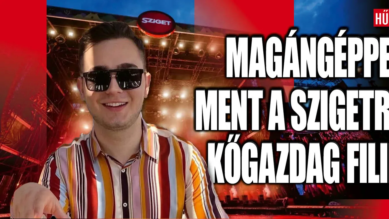 A magyar celeb magánrepcsivel flangál